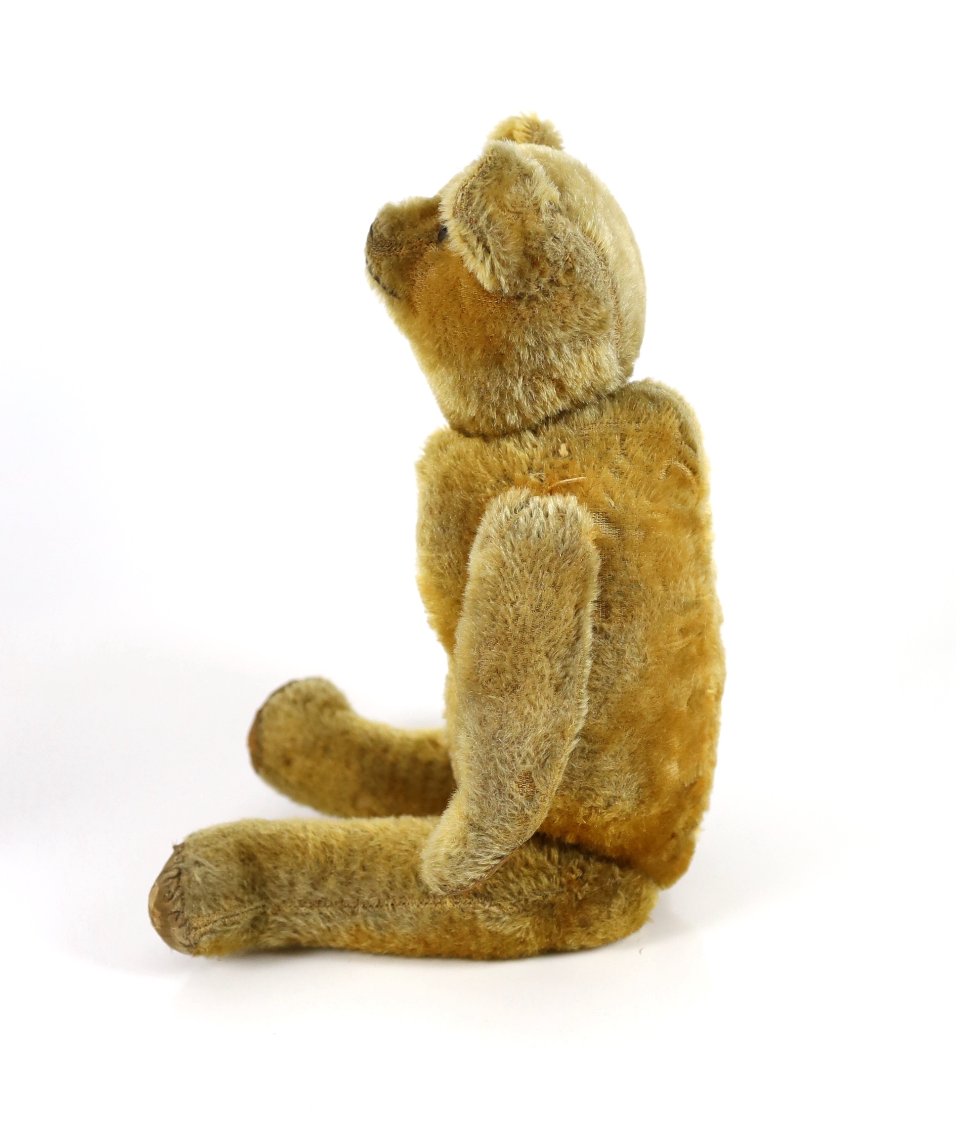 An early bear, possibly American c.1913, 40cm, in good condition, old repairs to paws